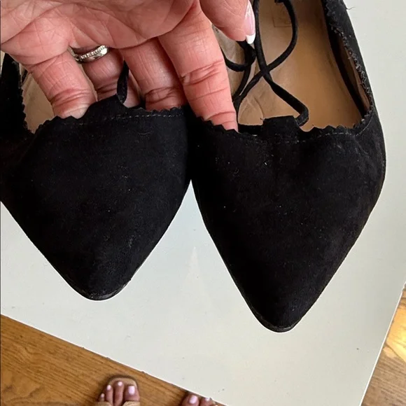 Top shop suede lace up flats size 10/41 - Picture 2 of 8